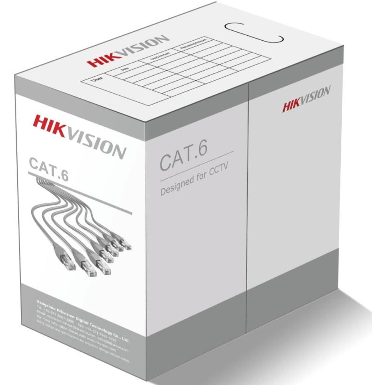 Hikvision Cat 6 Cable UTP 305Meter Copper DS-1LN6UZC0