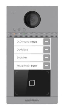 Hikvision IP VDP Door Station 4 Button DS-KV8413-WME1(C)