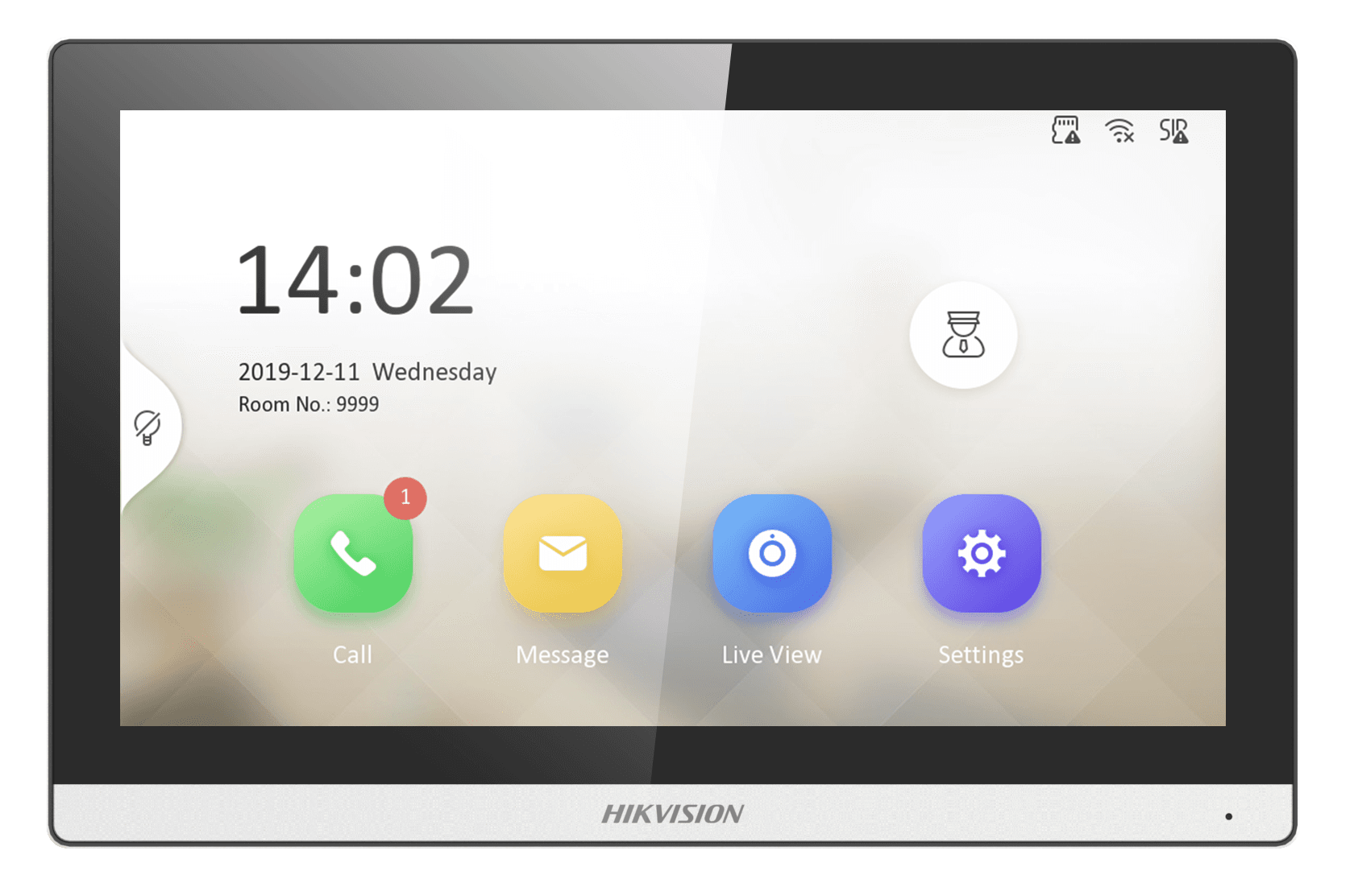Hikvision IP VDP Indoor Station 7 inch Touch DS-KH6350-WTE1