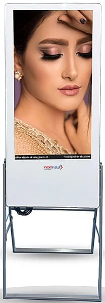Nextview 32 Inch Digital Signage Floormount A Type White NVSG32BBL